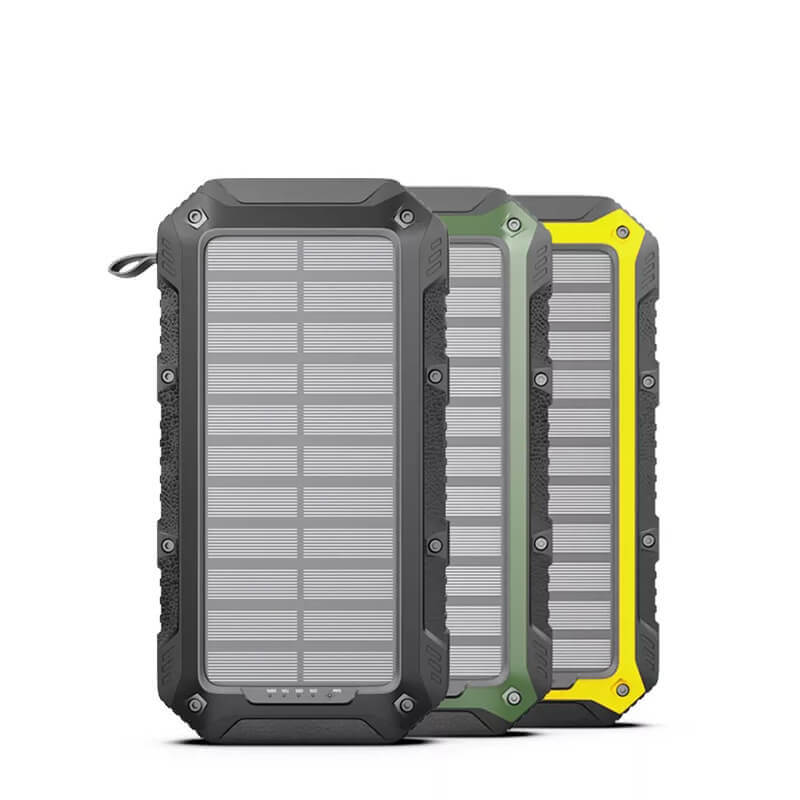 Solar Power Bank 20000mAh, Portable Solar Phone Charger